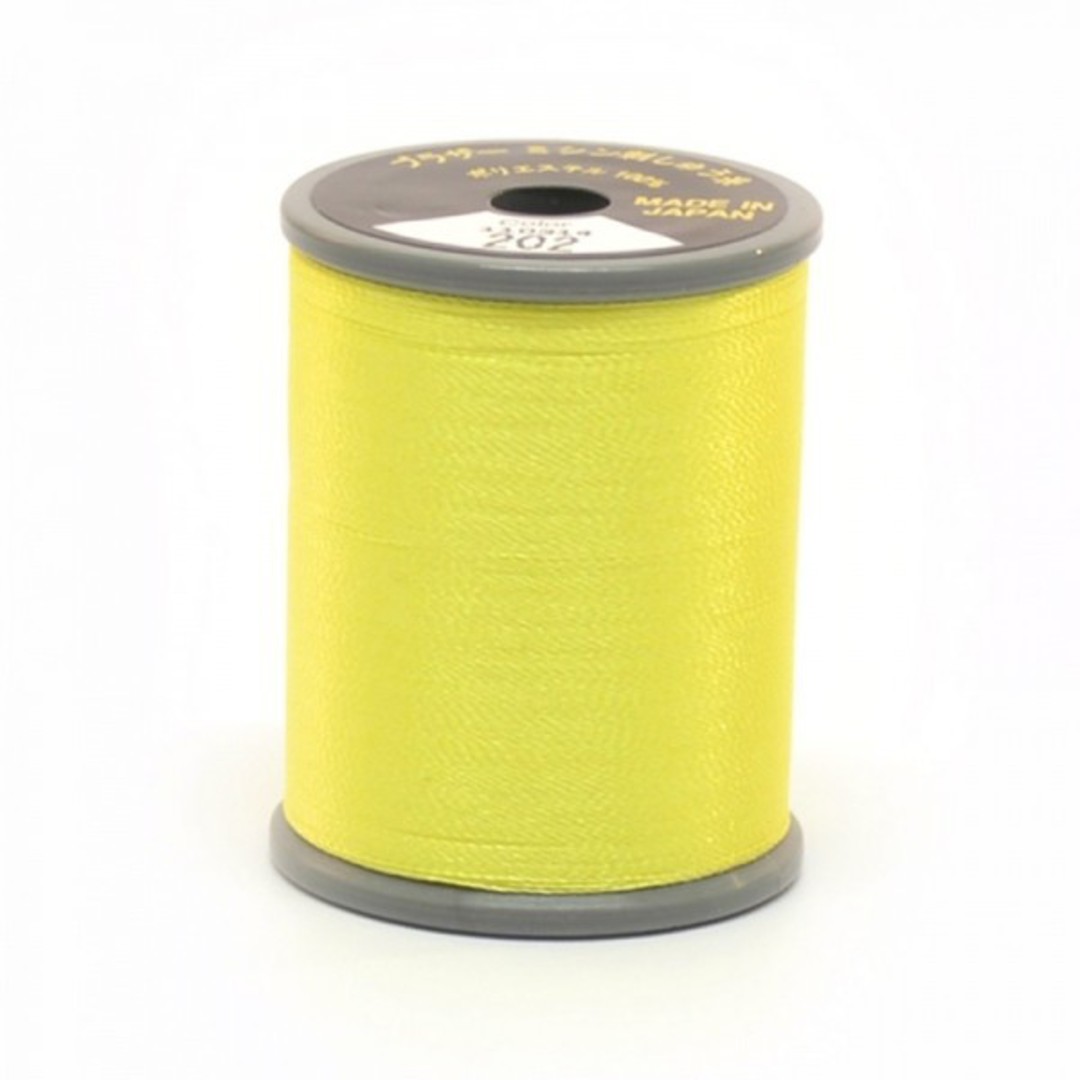 Brother Embroidery Thread - 300m - Lemon Yellow 202 image 0